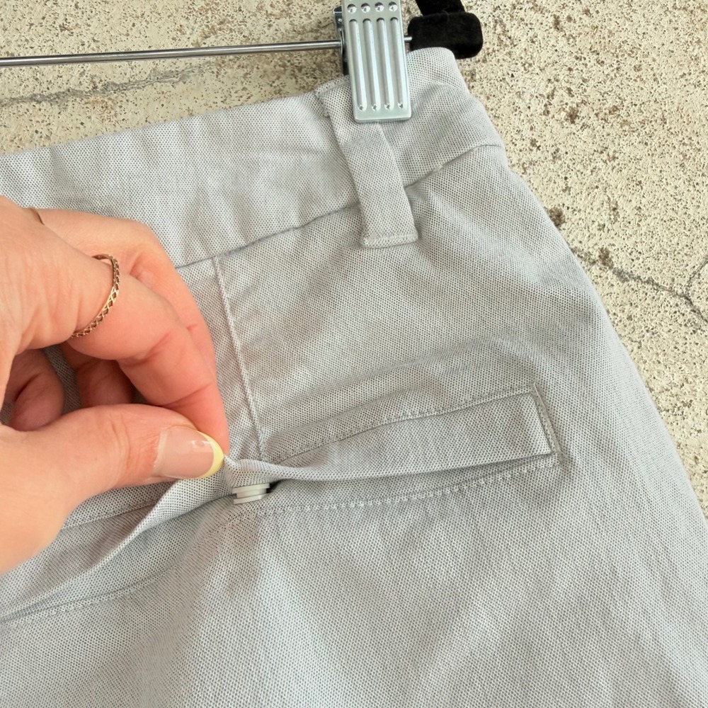 Lululemon Commission Shorts Mens‎ 34 Gray Golf Chino Preppy Athletic Casual - Picture 5 of 8